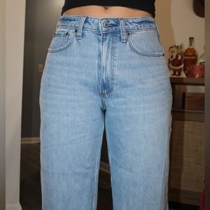 Abercrombie The Wide Leg Mid Rise / Size 25/0 Curve Love